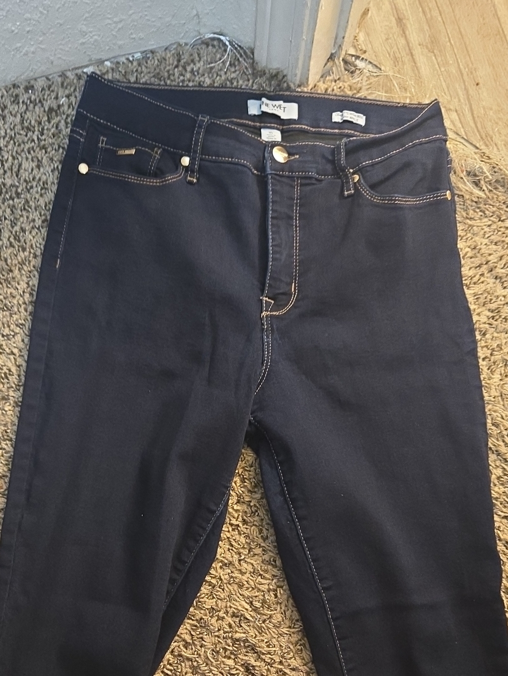 Women's Dark Blue Stretch Jeans